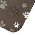 thumbnail image 5 of Brown Dog Paw Footprint Dish Drying Mat for Kitchen 1 Pack, Ultra Absorbent Microfiber Dishes Drainer Mats,16"x18", 5 of 6