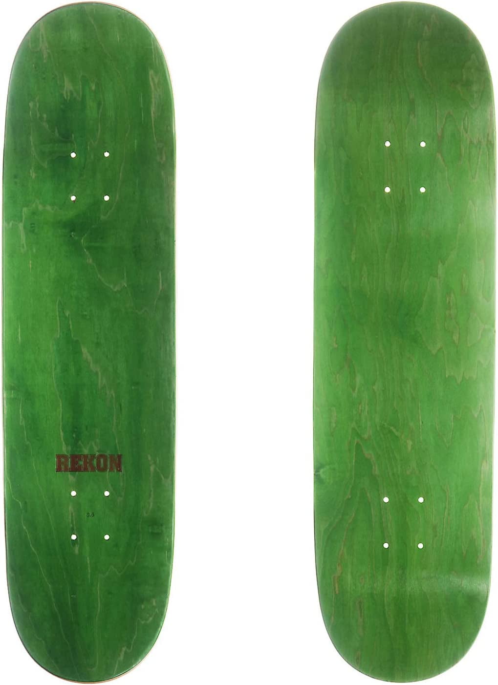Rekon Canadian Maple Blank Skateboard Deck (7.75 inch, Green)