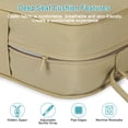 thumbnail image 6 of Aoodor 24'' x 24'' Outdoor & Indoor Deep Seat Cushion Set, furniture pillows and cushions, Olefin Fabric Slipcover and Sponge Foam (Set of 2 Seats, 2 Backs, 2 Lumbar Pillows))- Brown, 6 of 9