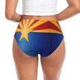 thumbnail image 2 of Women's Underwear Flag Of Arizona Hipster Panties Low Rise Briefs Ladies Bikini Underwear X-Large, 2 of 6