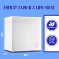 thumbnail image 5 of WANAI 6.5 Cubic Feet Chest Freezer White deep Freezer with Adjustable Temp Knob Ideal for Any Room, 5 of 9