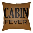 thumbnail image 3 of Artistic Weavers Lodge Cabin Cabin Fever Pillow Poly Filled 26' x 26', 3 of 7