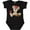 AB-Black, variant on Baseball Teddy Bear Boys Baby Bodysuit