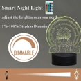 thumbnail image 5 of Satoru Gojo 3D Led Night Light Itadori Yuji Acrylic Visual Lamp 16 Color Table Lamp Children Safe Sleep Mood Light Boy Girl Kid Toy Bulb Anime Gi, 5 of 5