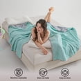 thumbnail image 2 of ROSEKIND Cooling Comforter for Hot Sleepers, OEKO-TEX Certified Lightweight Blanket, Soft & Breathable Cooling Quilt, 80x90in, Iced Lavender, 2 of 9