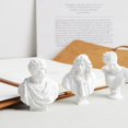 thumbnail image 4 of Miniature Desktop Ornament Drawing Practice Home Decor Greek Mythology Figurine Famous Sculpture Gypsum Portraits Plaster Bust Statue AGRIPPA, 4 of 8