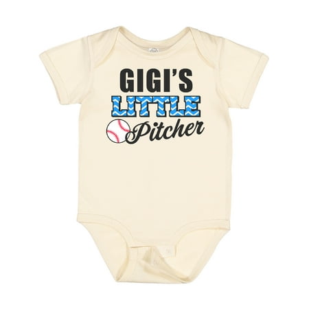 

Inktastic Baseball Gigis Little Pitcher Gift Baby Boy Bodysuit