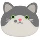 thumbnail image 1 of Un juego de 6 lindos posavasos para gatos con aislamiento de superficie de goma de silicona, almohadillas térmicas antideslizantes flexibles y duraderas para bebidas, 1 of 5