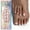 A, variant on Fake Toe Nails,Press On Toe Nails,Press on Toenails Short, Pink Ombre Toenail Press Ons Square for Women, Light Weight & Fit Perfectly Press on Toe Nails with Glue, Fake Toenails(B)
