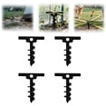 thumbnail image 1 of Dvkptbk Ancrage de Fixation pour Tente Extérieure Lot de 4 Ancrages à Vis pour Camping Randonnée, 1 of 8