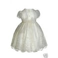 thumbnail image 6 of New Infant Girl Toddler Wedding Formal Party Dress + Hat (9-36M) S,M,L XL Ivory, 6 of 8