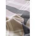 thumbnail image 4 of ABPHQTO Chamarra extragrande caqui alta baja cepillada a cuadros para mujer, 4 of 5
