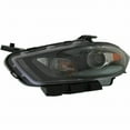 thumbnail image 3 of CarLights360: For Dodge Dart Headlight Assembly 2013 2014 2015 Driver Side Black Trim w/ Bulbs DOT Certified Replacement For CH2502240, 3 of 4