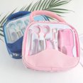thumbnail image 4 of Mistaha Portable Baby Grooming Kit Baby Safety Care Set with Comb Brush Nail Clipper Scissors Toothbrush Nail File Finger Toothbrush Storage Bag, 4 of 8