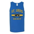 thumbnail image 2 of Wild Bobby City of St. Louis Hockey Fantasy Fan Sports Men's Tank Top, Royal, XX-Large, 2 of 5