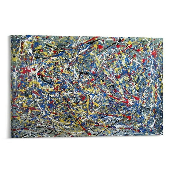 Jackson Pollock Abstract Paintings Art Poster (2) Art Poster Canvas Painting Decor Wall Print Photo Gifts Home Modern Decorative Posters 08x12inch(20x30cm)