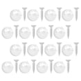 thumbnail image 1 of OFFIGAM 50Pcs Mirror Holder Clips Plated Silver Plastic Heavy Duty Mirror Mounting Kit for Glass Fixation, 1 of 8