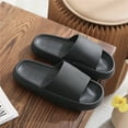 thumbnail image 5 of Pillow Slippers for Women and Men  House Slides Shower Sandals  Comfy  Cushioned Thick Sole Slides Non-Slip Bathroom Shower Sandals Soft Thick Sole Indoor and Outdoor Slides, 5 of 7