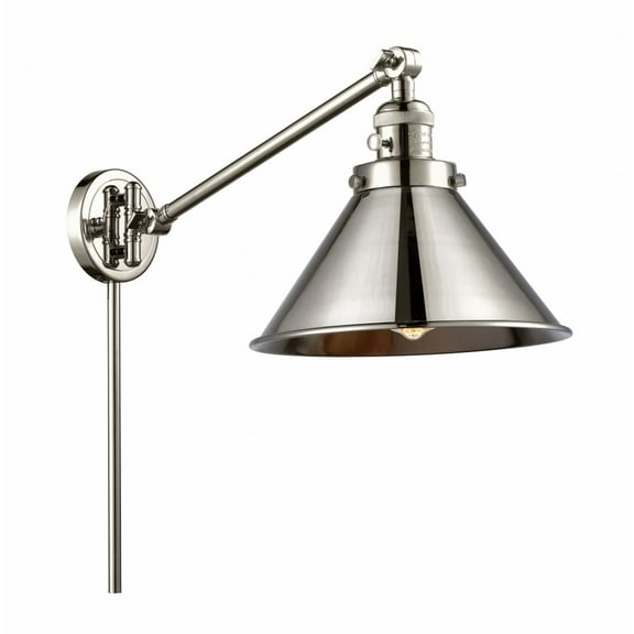 Innovations Lighting - Briarcliff - 1 Light Swing Arm Wall Sconce In Traditional