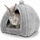 thumbnail image 1 of Large Rabbit Cave Bed Bunny Warm Tent House Small Animal Triangle Hideout For Rabbit Bunny Guinea Pig Ferret, 1 of 5