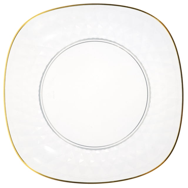 KONTONTY White Plastic Salad Container Multi Purpose Food Bowl for Home and Kitchen Use