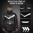 thumbnail image 4 of WEST BIKING MTB Conjuntos de chaqueta de ciclismo para hombre y mujer, impermeable, resistente al viento, impermeable, pantalones de jersey reflectantes, ropa de ciclismo, 4 of 5