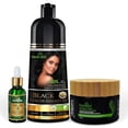 thumbnail image 3 of (3 pack) Herbishh After Color Combo- Hair Color Shampoo, Hair Mask & Argan Oil - Hair Straightening, Shine, and Protection for Men and Women (Black), 3 of 10