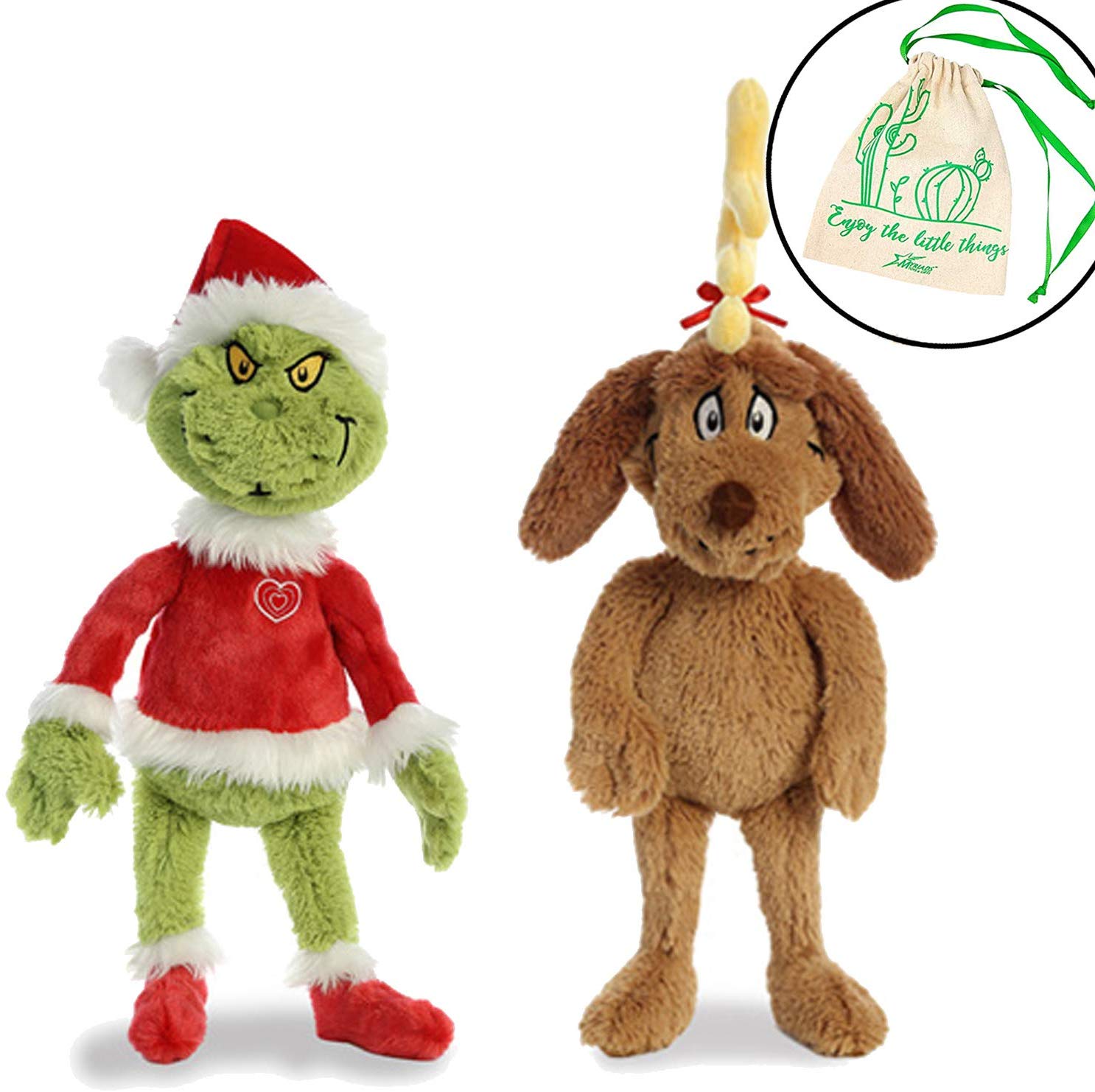 santa grinch plush
