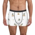thumbnail image 4 of Wukai Rabbit Blowing Dandelions Print Men’s Underwear Breathable Boxer Briefs,&nbsp;Moisture Wicking & Breathable-, 4 of 7
