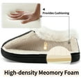 thumbnail image 3 of Ablanczoom Slippers for Women House Shoes Winter: Comfy Memory Foam No-slip Womens Loafer Slippers with Fuzzy Faux Fur Indoors Outdoors, 3 of 8