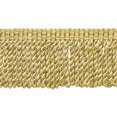 thumbnail image 1 of Lot de 5 Yards / Beige Clair, Or Clair, Frange de Maïs avec Tête Tissée Fantaisie / 3 Pouces de Long / Style BFMLT3-WVN Couleur : Honey Tumble - PR07, 1 of 2