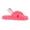Fuchsia, variant on Cute Cross Strap Faux Fur Home Slippers, Grey (Women's)