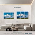 thumbnail image 4 of Elephant Stock Mount Mckinley Denali Wall Art - Horizontal Multi Panel Canvas - 3 Pieceliving Room Wall Decor - Photography Nature Multi Panel - Beige And Gray Decor - 74" x 48", 4 of 8