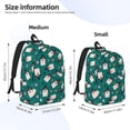 thumbnail image 3 of Lsque Halloween Ghosts Pattern Canvas Daypack, Durable Backpack, High-quality Versatile Backpack,Vintage Compact Backpack-Small, 3 of 6
