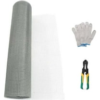 HOSTIC 48 Inch x 100 Feet 1/2 Inch Mesh Hardware Cloth Fencing Net 16 Gauge Welded Wire Fence for Planting Breeding Home Garden