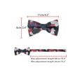 thumbnail image 3 of INSPIRE CHIC Men's Camouflage Patterned Pre-tied Bow Ties Cosplay Casual Red, 3 of 4