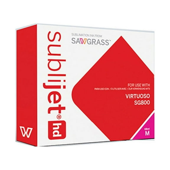 Sawgrass SG400 or SG800 Magenta Genuine SubliJet HD Sublimation Inkjet Cartridges for Dye Sublimation