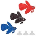 thumbnail image 4 of Lifelike Fish Environmentally Friendly Silicone Colorful Fish for Aquarium Tank Decoration, 4 of 14