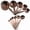 A1: Copper-13 Pieces, variant on Copper Measuring Cups And Spoons Set Metric & Stainless Steel 5 6 For Baking Kitchen