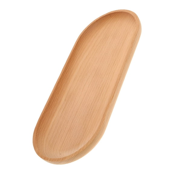 LAMIRO Snack Plate Wood Tray Wooden Boards for Serving Food,Serving Platters and Trays,Coffee Table Tray,Wooden Vanity Tray