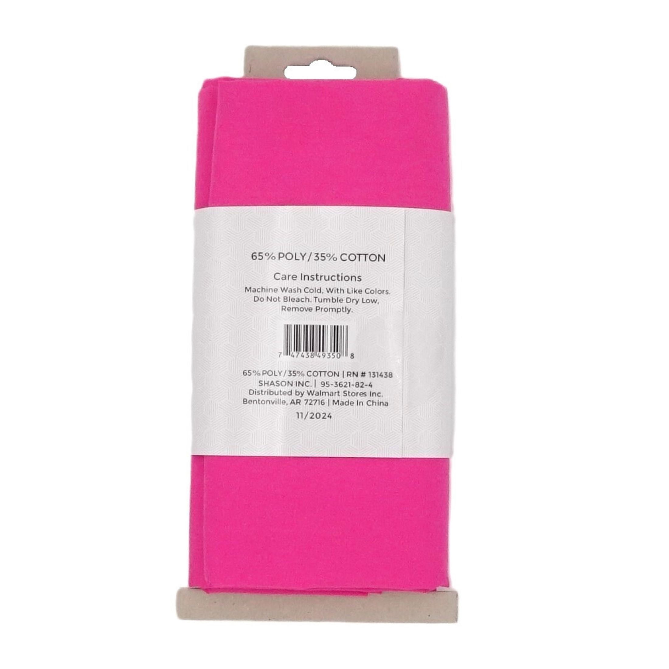 Shason Textile 2 Yard Cut Poly Cotton Fabric, Magenta, 44" Wide for Craft & Quilting Projects