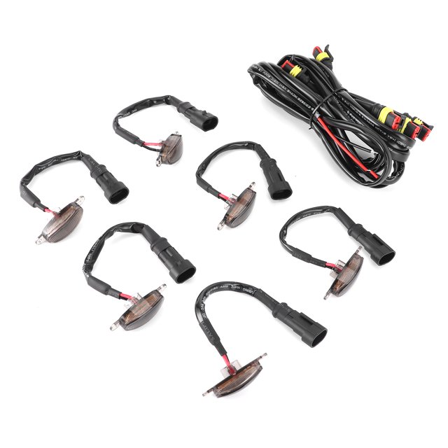 Luces de funcionamiento de parrilla luz de parrilla de parachoques ABS Respuesta más rápida Durable Fiable para adaptaciones de automóviles ANGGREK Otros