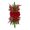 A, variant on Celsvanis Christmas Artificial Swags Teardrop Stairway Trim Garland Wreath Hanging Ornament for Front Door Wall Fireplace Xmas Holiday Decoration