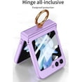 thumbnail image 3 of case for Samsung Z Flip 5 Case with Hinge Protection & Ring Holder Small Screen Protection Cover for Galaxy Z Flip 5 Case, Pink, 3 of 7