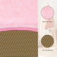 thumbnail image 2 of Alfombra circular súper suave para una decoración moderna del hogar, fácil de limpiar y mantener, linda alfombra peluda con respaldo de goma antideslizante para sala de estar, habitación de niños, 2 of 5