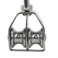 thumbnail image 3 of 1pcs Stainless Steel Pulley M15/M25 Single Wheel Swivel Lifting Rope Pulley Set Bearing Lifting Wheel Tools ,Work Smooth and Silent, 3 of 6