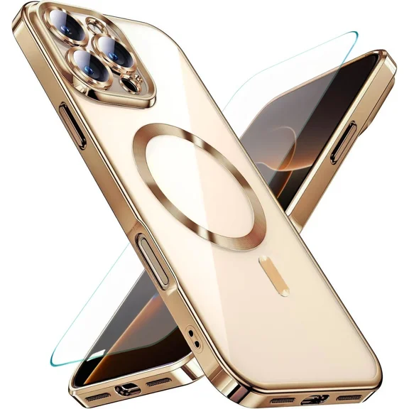 Starshop iPhone 17E Case, Dustproof Phone Cover Shockproof With Screen - Yellow