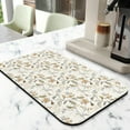thumbnail image 2 of 2 Pack Washable Rubber Leaves Multicolored Flower Dish Drying Mats for Kitchen Counter Home Large Coffee Bar Pad Accessories and Decor for Utensils Stemware (2pcs 18''x24''+19.5''x12''), 2 of 6