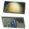 thumbnail image 4 of Allytech for Galaxy S22 Ultra Case with Cards Holder, Rotating Ring Stand Slim Fit Wallet Back Cover Bumper Shockproof Phone Case for Samsung Galaxy S22 Ultra - Green, 4 of 13