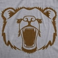 thumbnail image 4 of Ask Me About My Angry Bear T Shirt Funny Bear Flip Shirt Bears Flipover Tee Graphic Tees, 4 of 9